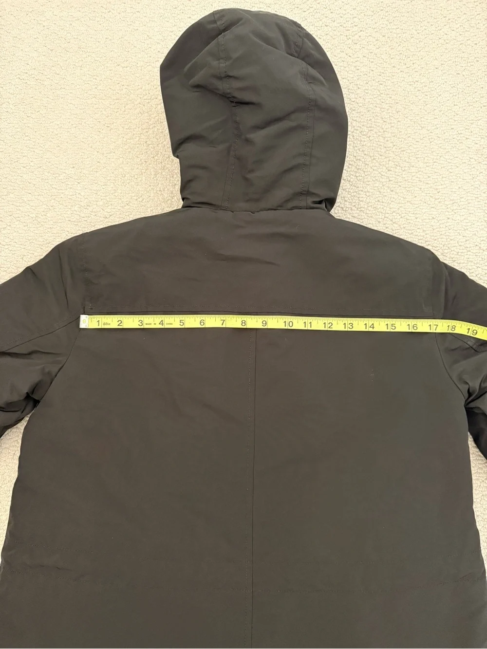 GAP Black Long Hooded Winter Parka